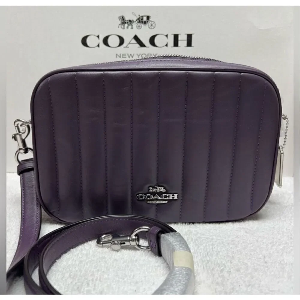 🔥🎁NWT! Coach JES Crossbody Puffy Line Quilt C1569 Msrp:$428.00